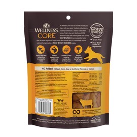 Wellness CORE Brainiac Puppy Soft Training Dog Treats (Previously Puppy Bites), Grain Free, Beef & Turkey, 5 Ounce Bag