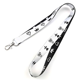 Tennada Hearts Kingdom Neck Lanyard with Claw Clasp | Key Holder, ID Badge Holder, Whistle Holder