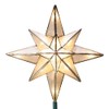 GE 10-in Capiz Lighted Incandescent Capiz Star Christmas Tree Topper