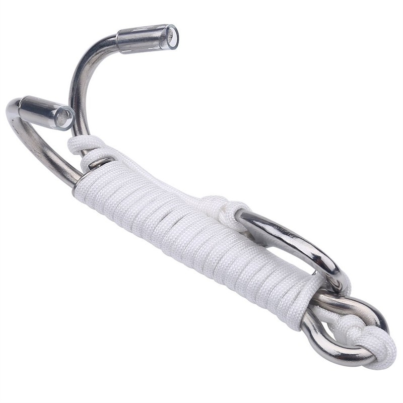 Tbest Reef Hook, Reef Hook, Diving, Double Stainless Steel Reef
