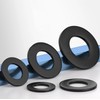 Pack of 50 Flat Washers M6 Black Flat Washers Stainless