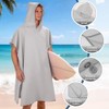 Poncho de Surf con Capucha de Microfibra, 90x 110cm Bata