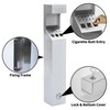 AIWFL Wall Mounted Large Trash Bin Stainless Steel Trash Can