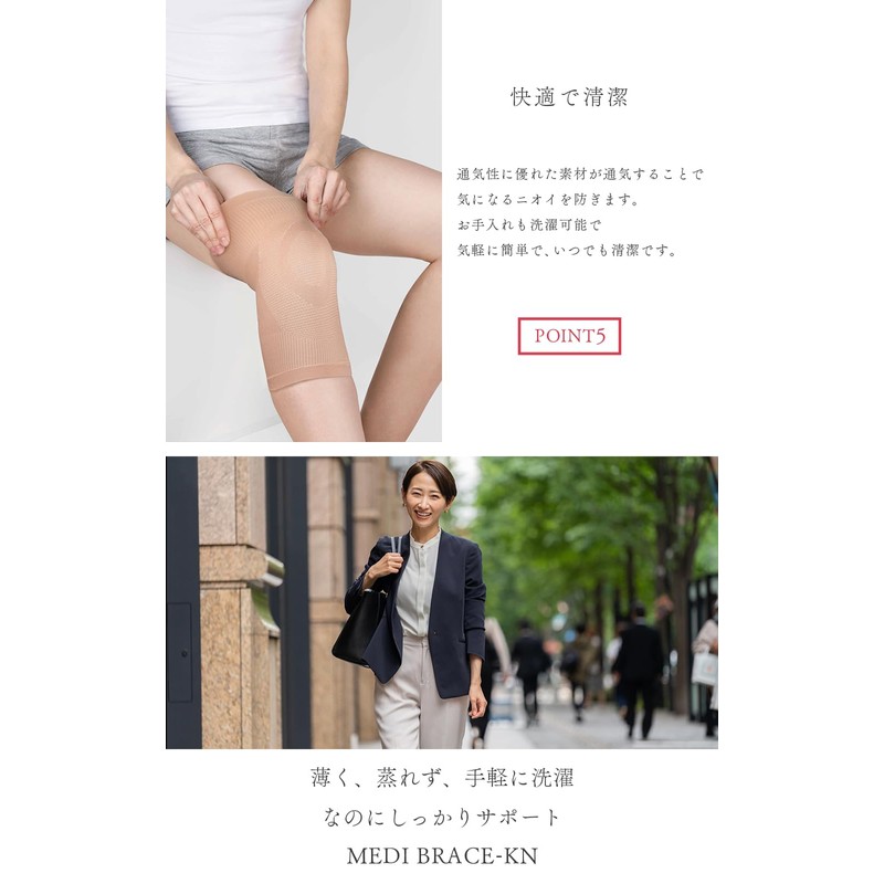 Dr.Medina (ドクターメディナ) 膝サポーター 2枚入り 膝 サポーター ひざ 女性 女性用 左右兼用