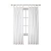 Indigo Ink - Window Curtain, Gauzy Knotted Tie Top Sheer