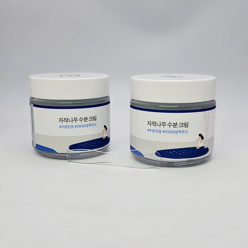 round wrap 1+1 Round Lab Birch Moisture Cream 80ml +