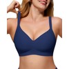 As Fairy Womens Soft Comfortable No Underwire Bras V Neck