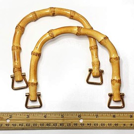 5" Natural Bamboo Handle by Pair, HD-046