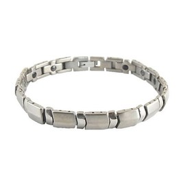 « Titanium > Premium Germanium Bracelet ◇ Germanium 7 Stone + Magnets (Magnet) 7 Stone ◇ gerumaburesu ◇ Great as a present ♪◇ KY – 305