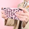 DLseego Pink Love Leopard Carrying Case for Switch OLED, Cute