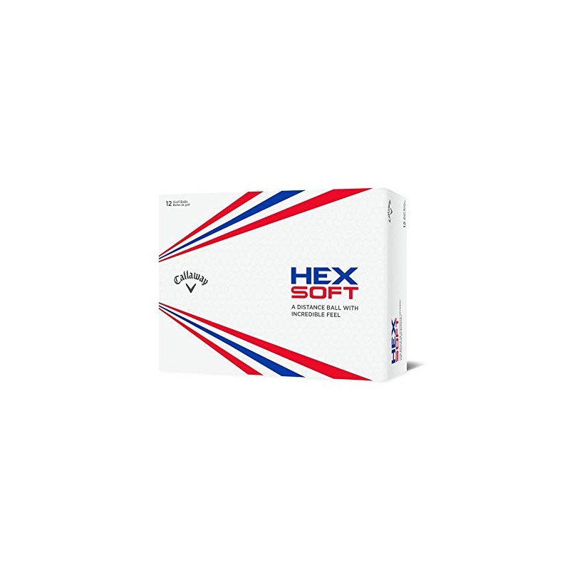Callaway Golf Hex Soft Golf Balls 2019, White