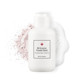 CU DR. SOLUTION B6 Enzyme Powder Face Cleanser, Korean Skin Care Exfoliating Face Wash with PHA and Papain Enzyme, Face Exfoliator with Calamine and Vitamin B6, Gentle Cleanser, 55g (1.94 Oz)