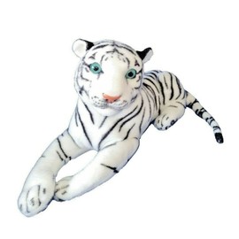 Deluxe Paws Big Cats Wild Realistic Plush 40cm (16") (White Tiger)