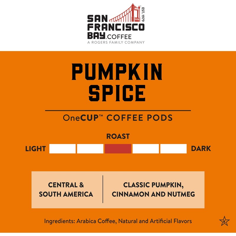 San Francisco Bay Compostable Coffee Pods - Pumpkin Spice (80