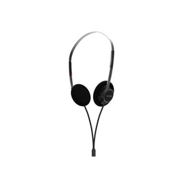 Koss KPH40 - Auriculares intrauditivos utilitarios, sistema de cable intercambiable desmontable, estilo retro, diseño ultraligero (negro sigiloso)