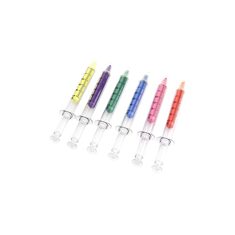 6 Pcs Highlighter Pens Highlighter Pens Stationery Gift for Kids