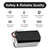 MULS 14.4V 2600mAh Vacuum Cleaner Battery, Compatible with RobZone LI-022148-BYD