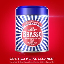 Brasso Metal Polish Wadding 2.65 Ounce for Brass Copper Stainless Steel Chrome