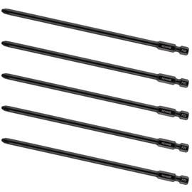 5 x Rennie Tools 157mm Long PZ2 Compatible with Makita BFR550 6843 DFR550 Autofeed Collated Drywall Screwdriver Gun Bit Heavy Duty Pozidrive 2
