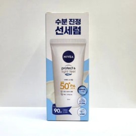 Nivea Protect Light Peel Moisture Soothing Sun Serum 90ml UV Protection Sun Cream Sun Balm / 니베아 프로텍트 라이트 필 수분 진정 선세럼 90ml 자외선 차단 썬크림 썬밤