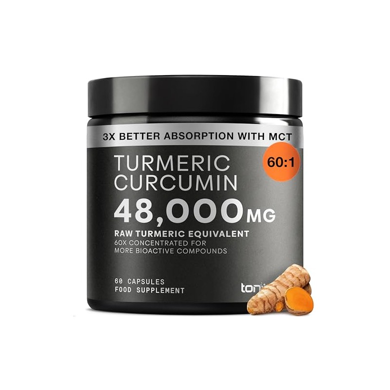 Turmeric Curcumin - 48000mg from a 60:1 Extract with 95%