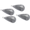 Fonderia Roma, Grigio Piombo Stainless Steel Lead Free Pear Ring