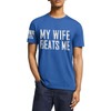 My Wife Beats Me T Shirt Birthday Funny Gift for