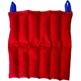 PHALARIS Compresa de Semillas Terapéutica para Microondas 25x25cm Almohadilla Térmica de Alpiste y Arroz con Aromaterapia Compresa Frío y Calor para Alivio de Dolores Musculares y Cólicos