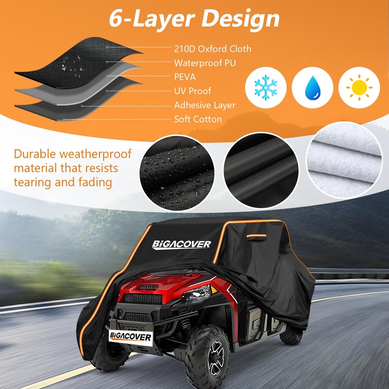 UTV Cover 4 Seater for Polaris Ranger Crew XP 1000