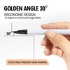 Anglicolor Eyebrow Pencil - Curved Eyebrow Pen, 2-in-1 Dual-Ended Microblading