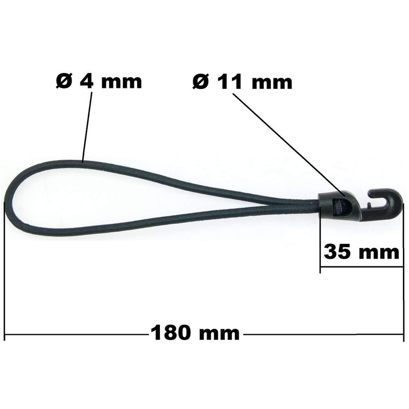 Holdon® Tarpaulin Clips Midi Black + 18 cm Diameter 4