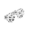 Sterling Silver Flower Stud Earrings
