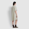 JAJU [JAJU] Women's Cotton Runner 5-part Pajama Dress_Khaki Grey