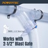 POWERTEC Clear PVC Pipe 2-1/2" x 36" Long, 1PK Rigid