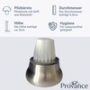 Provance Stainless Steel Mushroom Brush, Soft Bristles, 40g, Silver