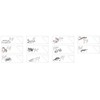 Daikoku Industry 104728 Chopsticks Bags, Multicolor, 1.4 x 3.8 inches