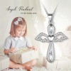 Angel Collar Colgante Plata De Ley 925 Mujer Mamá