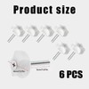 6 Pcs Headboard Fixings,Headboard Screws,Floor Standing Headboard Screws,Washers Bed Headboard