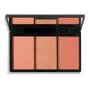 Rubor Trio Adara Paris Profesional Tono Del Maquillaje 04 Fressia