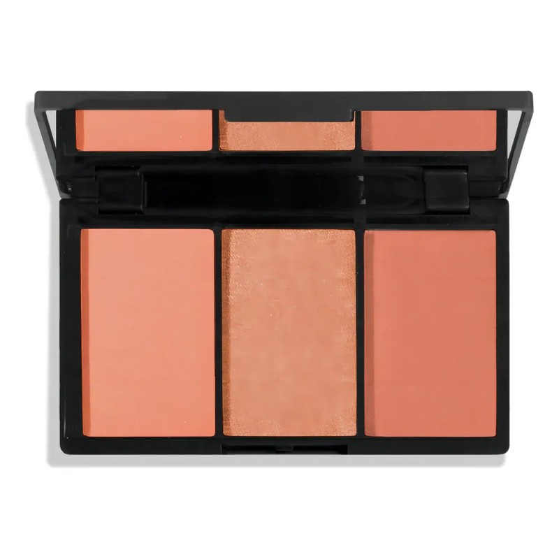 Rubor Trio Adara Paris Profesional Tono Del Maquillaje 04 Fressia