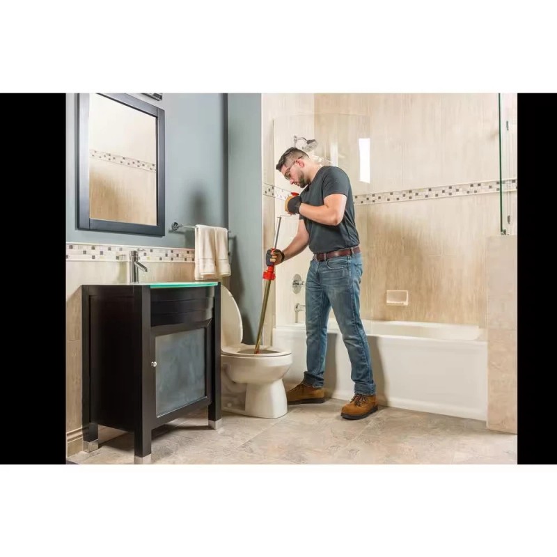 RIDGID K-6P Hybrid Toilet Snake Auger Cable Extends 6' Integrated