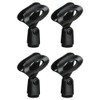 4-Pack Universal Microphone Clip Holder for Handheld Microphones