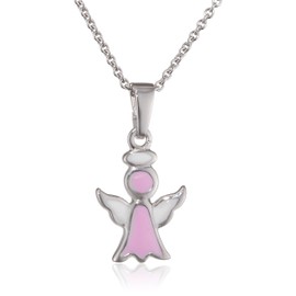 Xaana Children's Necklace with Pendant 925 Silver Rhodium Plated 38 cm – AMZ0392