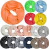 Glamexx24 Glitter Scarf Elegant Light Plain Loop Tube Scarf Round
