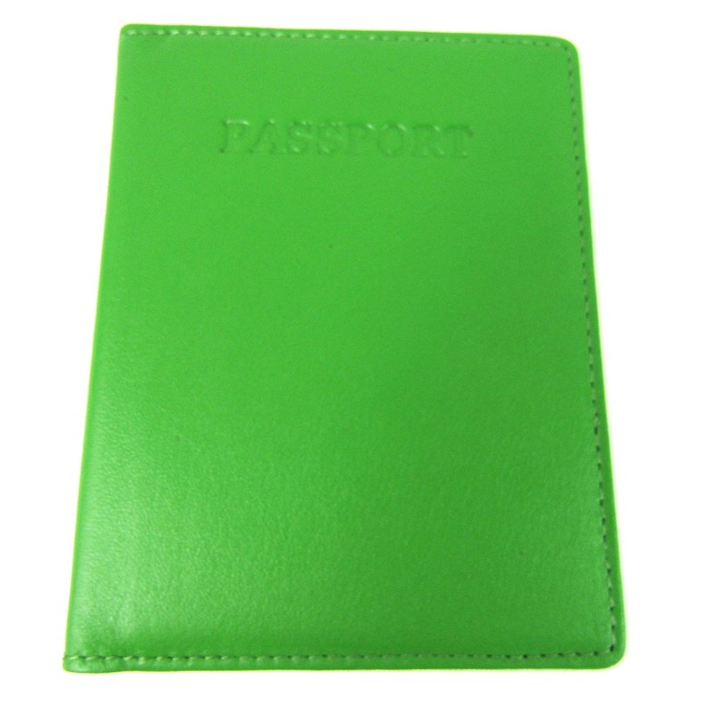 Premium Quality RFID Blocking Passport Case, Green, rfid wallet