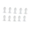 10pcs Hearing Amplifier Dome Silicone Ear Tip Earplug Replacement Accessory