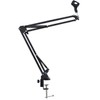 Samson SP04TB Microphone Spider Black + Keepdrum MS138 Articulated Arm