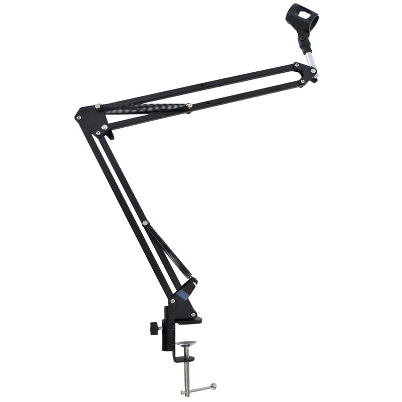 Samson SP04TB Microphone Spider Black + Keepdrum MS138 Articulated Arm