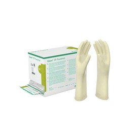 Vasco Surgical Powdered Latex Gloves Size 8.5 Natural White