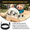 664463-0 Replacement Power Cord for Makita Circular Saw Polishing and